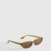 Slanke solbriller i cat-eye-stil