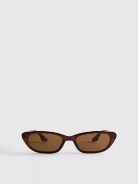 Slanke solbriller i cat-eye-stil
