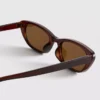 Slanke solbriller i cat-eye-stil