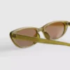 Slanke solbriller i cat-eye-stil