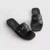Slides i imiteret læder
