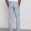 Slim fit-bukser med dobby-struktur