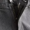 Slim-fit denimshorts med mellemhøj talje