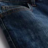 Slim-fit denimshorts med mellemhøj talje
