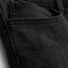Slim-fit denimshorts med mellemhøj talje