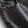 Slim-fit denimshorts med mellemhøj talje