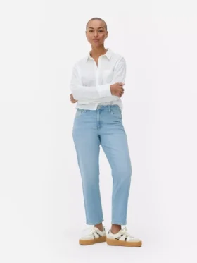 Slim-fit jeans med lige ben | regular