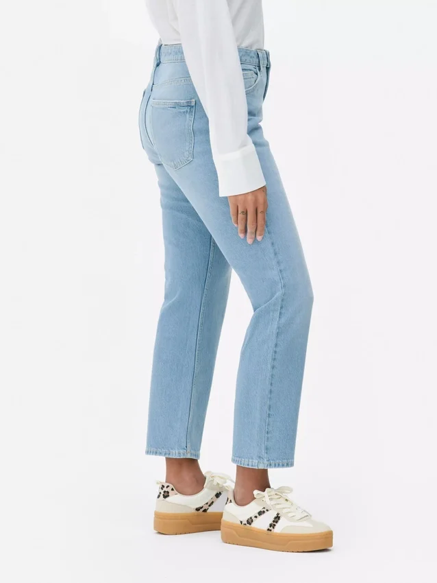 Slim-fit jeans med lige ben | regular