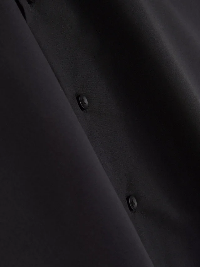 Slim fit-skjorte med korte ærmer