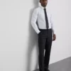 Slim fit stretch-skjorte med knapper