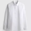 Slim fit stretch-skjorte med knapper