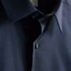 Slim fit stretch-skjorte med knapper