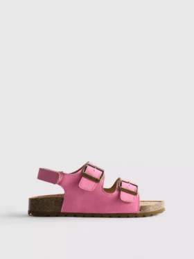 Slingback-sandaler med dobbelt spænde
