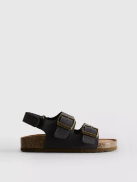 Slingback-sandaler med dobbelt spænde