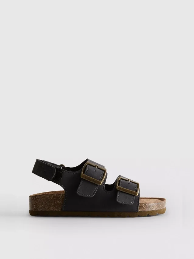 Slingback-sandaler med dobbelt spænde