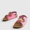 Slingback-sandaler med dobbelt spænde