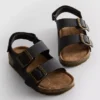 Slingback-sandaler med dobbelt spænde