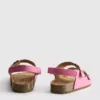 Slingback-sandaler med dobbelt spænde