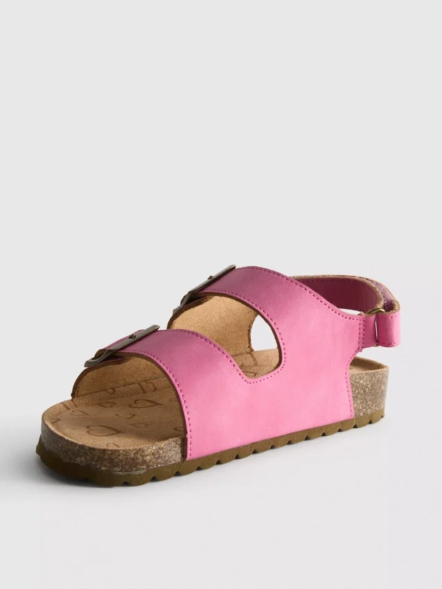 Slingback-sandaler med dobbelt spænde