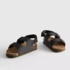 Slingback-sandaler med dobbelt spænde