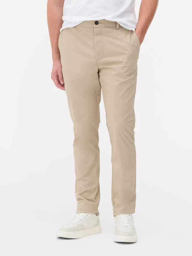 Smalle stretch-chinoer
