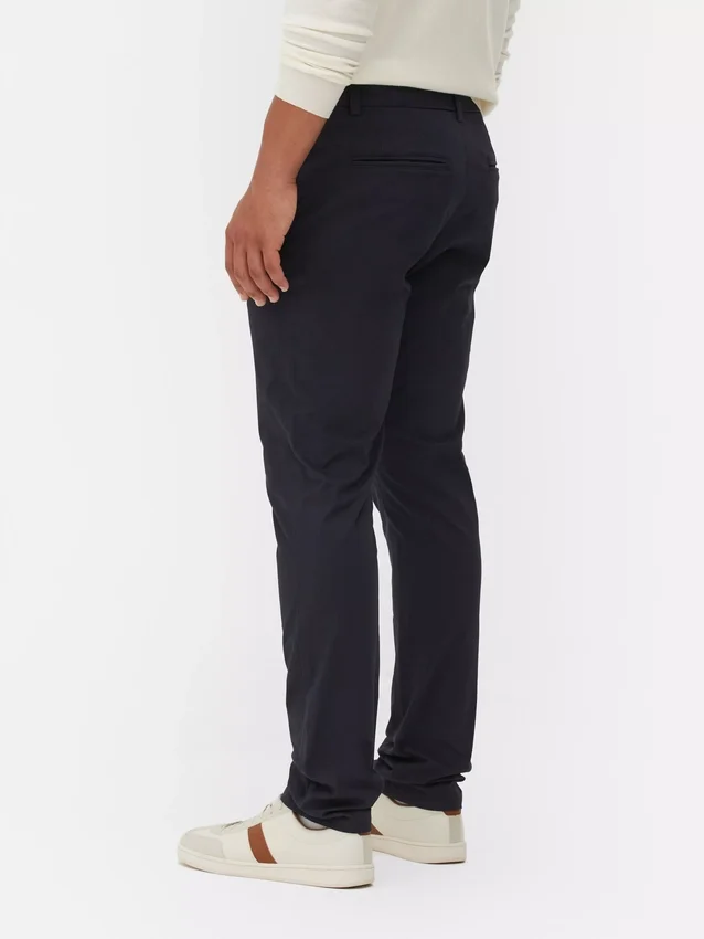 Smalle stretch-chinoer