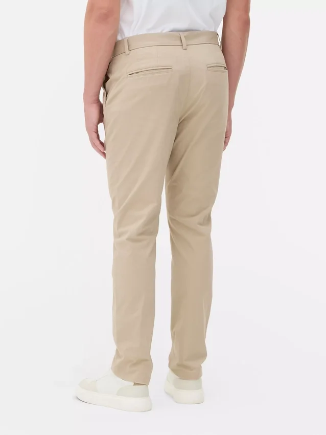 Smalle stretch-chinoer