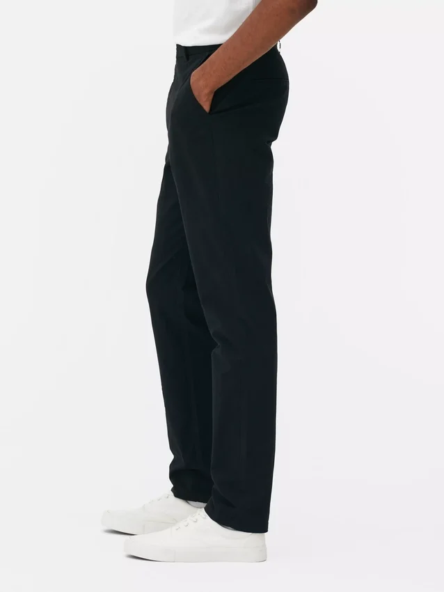 Smalle stretch-chinoer
