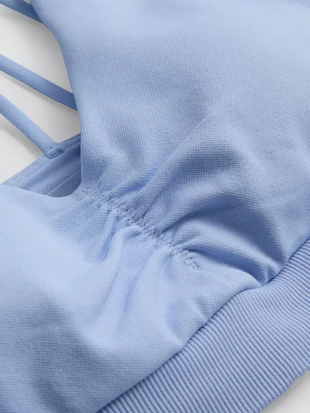 Sømløs aktiv crop top med stropper