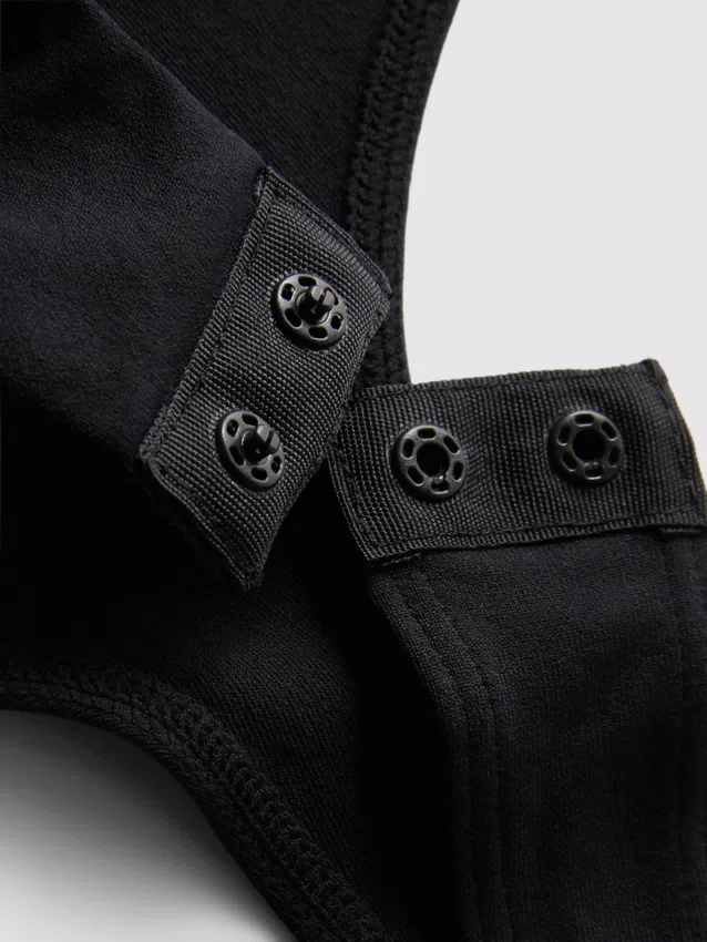 Sømløs bodysuit med firkantet halsudskæring