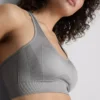 Sømløs, højglans aktiv crop top