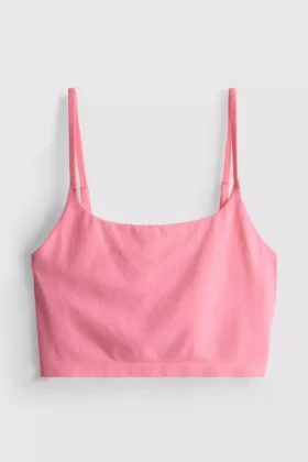 Sømløs, kort cami-top