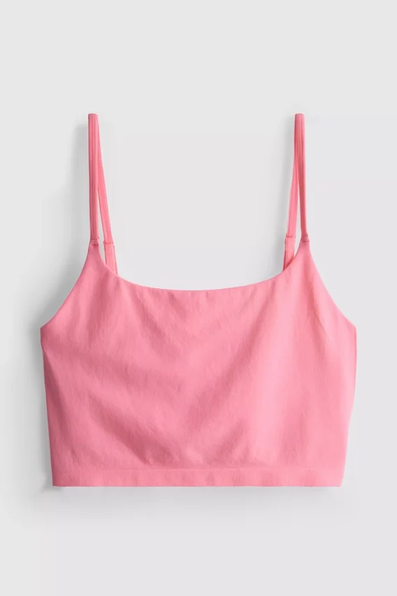Sømløs, kort cami-top