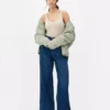 Sømløs ribbet bodysuit