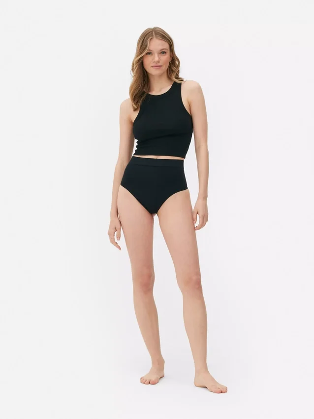 Sømløs Shapewear-string med høj talje
