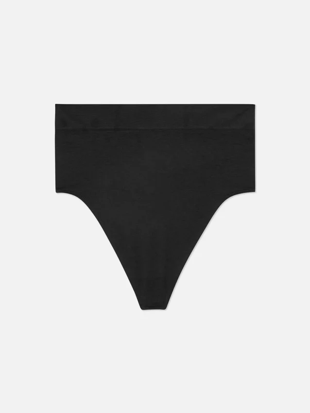 Sømløs Shapewear-string med høj talje