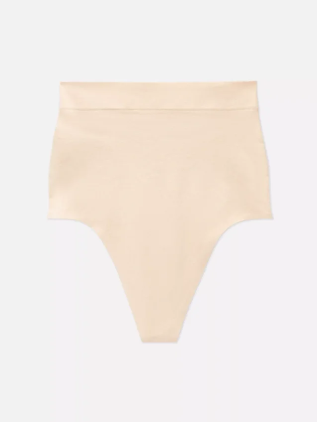 Sømløs Shapewear-string med høj talje
