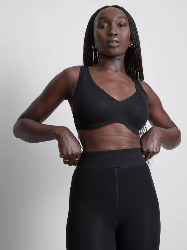 Sømløs, udglattende bralette