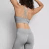Sømløse, højglansede sportshorts