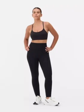 Sømløse leggings med høj talje