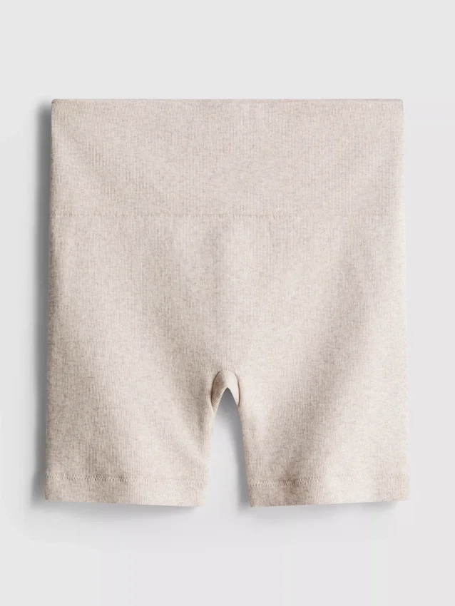 Sømløse ribstrikkede sportshorts