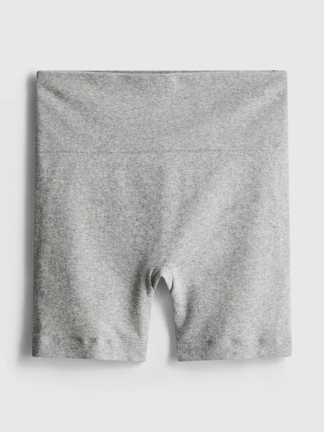 Sømløse ribstrikkede sportshorts