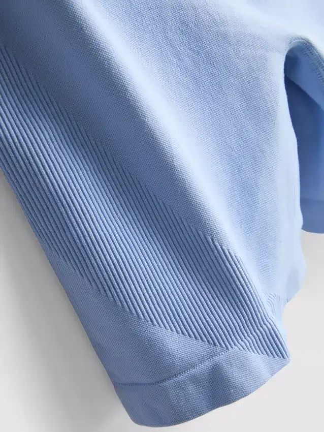 Sømløse scrunch-shorts til sport