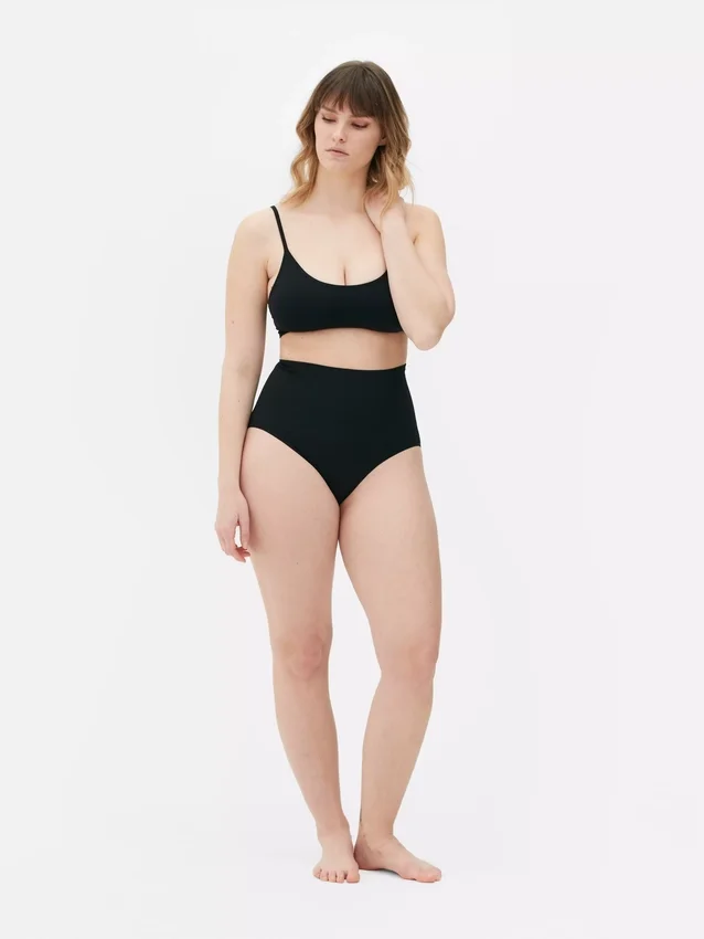 Sømløse shapewear-trusser med høj talje