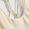 Smørblød, stroppet crop-top