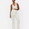 Smørbløde leggings med udvidet ben