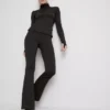 Smørbløde leggings med udvidet ben