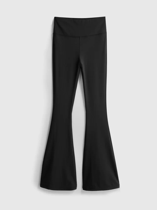 Smørbløde leggings med udvidet ben