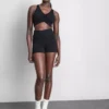 Smørblødt, rynket crop-top