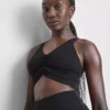 Smørblødt, rynket crop-top